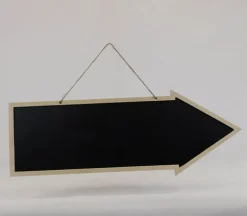 Arrow Chalkboard with Jute Hanger