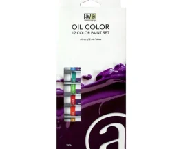 Art Advantage Paint Set – Oil – .41-ounce – 12 Color