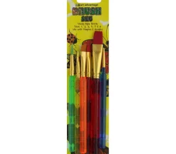 Art Advantage Triangle Handle Brush Set – 6 Piece