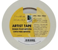 Art Alternative  Artist Tape – 1-inch x 60-yard – White
