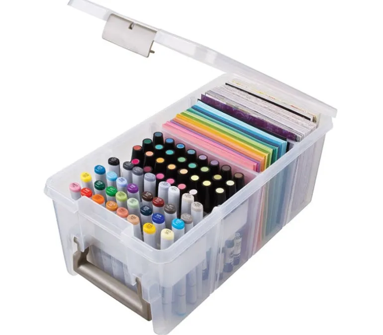 ArtBin Marker Storage Satchel – Clear Organizer Case