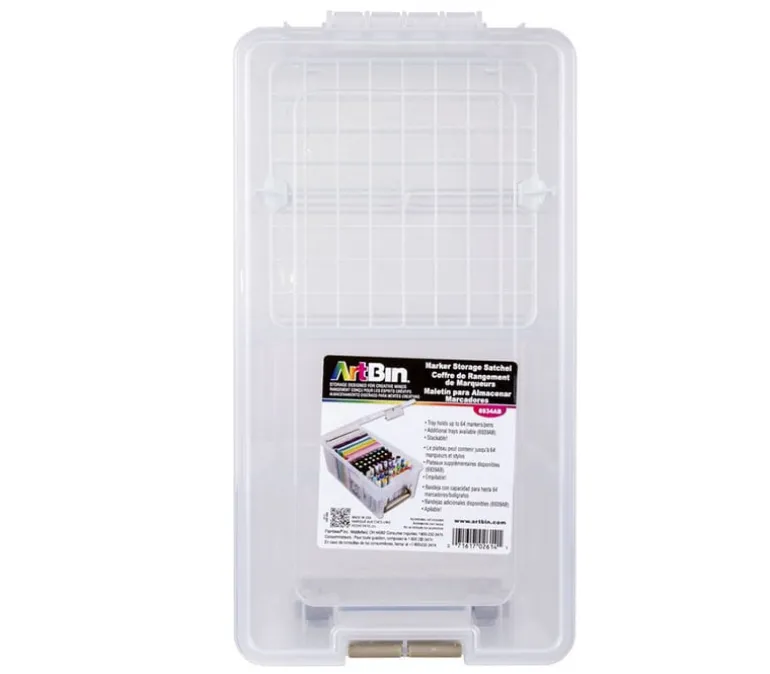 ArtBin Marker Storage Satchel – Clear Organizer Case