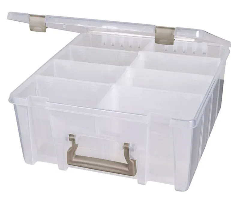 ArtBin Super Satchel Double Deep – Rose Gold Accents with Removable Dividers