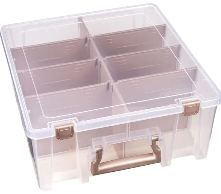 ArtBin Super Satchel Double Deep – Rose Gold Accents with Removable Dividers