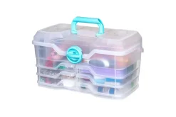 ArtBin Super Satchel Double Deep – Rose Gold Accents with Removable Dividers