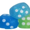 Assorted Glitter Sports Ball Sugar Squish Toy