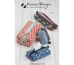 Atkinson Designs Stowaways Pouch Sewing Pattern. ATK181