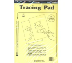 Aunt Marthas Tracing Paper Pad – 9-inch x 12-inch – 50 Piece