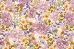 Aviva Florals Ribbons on Lilac