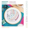 Awesome Animals Embroidery Book #DC15323