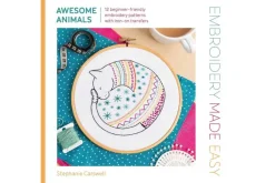 Awesome Animals Embroidery Book #DC15323