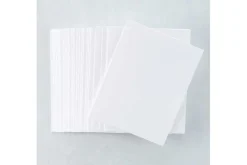 A2 White Card Bases – Top Fold – 25 Pack