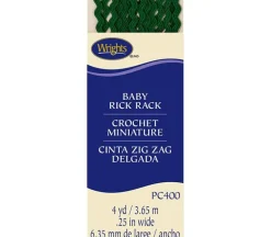 Baby Rick Rack Emerald 1/4-inch x 4-yards 117400044