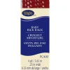 Baby Rick Rack Red 1/4-inch x 4-yards 117400065