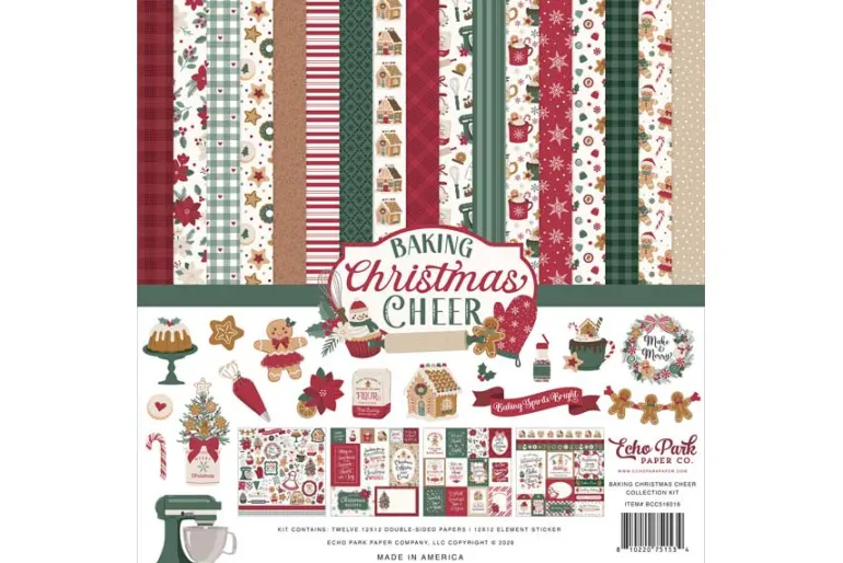 Baking Christmas Cheer 12×12 Collection Kit