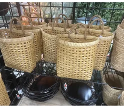 Bamboo Hanging Basket