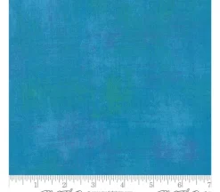 BasicGrey Grunge 108-inch Quilt Backing Turquoise