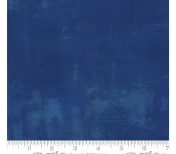 BasicGrey Grunge 108-inch Quilt Backing Cobalt