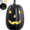 11″ Battery Operated Lighted Jack-o-Lantern, Black