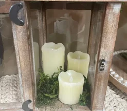 Battery Operated Votive Candle Set – 6 Piece – Ivory