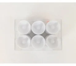 Battery Operated Votive Candle Set – 6 Piece – White
