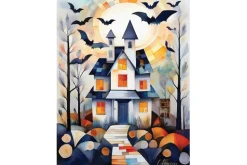 Batty Manor Note Card