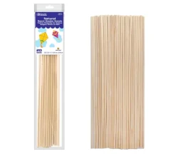 Bazic Wooden Dowel – Round – 3/16-inch x 12-inch – 20 Piece