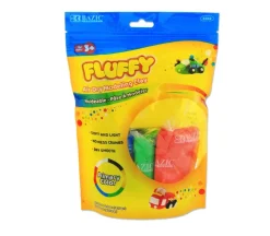 Bazic Air Dry Modeling Clay Set – Primary Color – 6 Piece