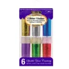 Bazic Glitter Shaker Set – Primary Color – 6 Piece