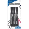 Bazic Marker – Black – Chisel Tip – 3 Piece
