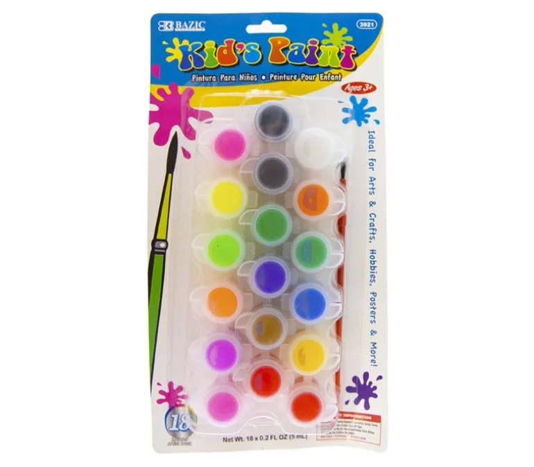 Bazic Paint Pots – 18 Color