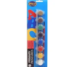 Bazic Poster Paint Set – 6-Color Washable Paint Set