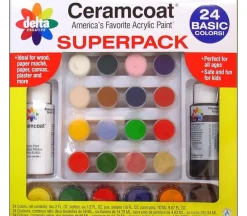 Bazic Poster Paint Set – 6-Color Washable Paint Set