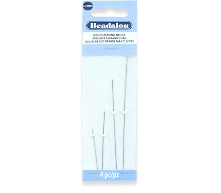 Beadalon Big Eye Needle Variety Pack 4 pc