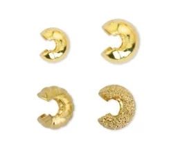 Beadalon Crimp Cover Variety Size Pack – Gold