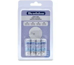 Beadalon Crimp Tube Assorted Size Pack – Silver
