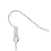 Beadalon Ear Wires Ball & Spring – Silver 20pc