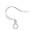 Beadalon Ear Wires Dapped & Spring – Silver