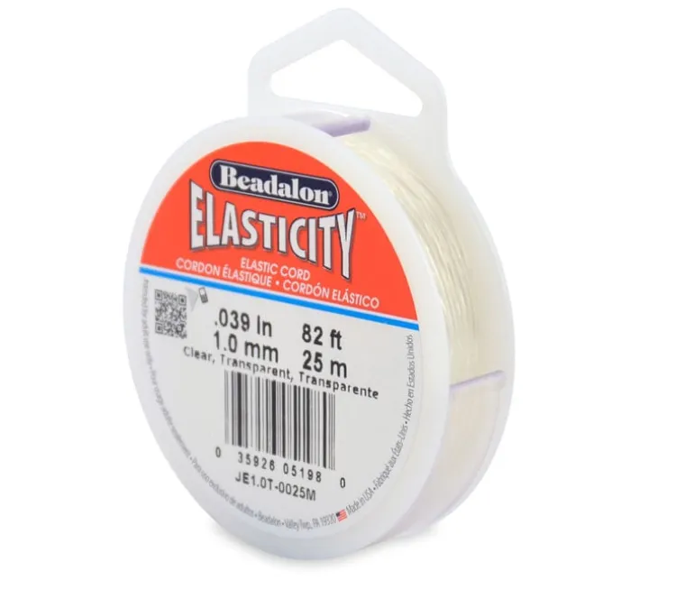 Beadalon Elasticity 1.0 mm Clear 25M