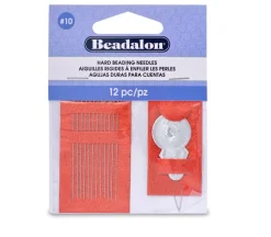 Beadalon Hard Beading Needles Size 10