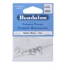 Beadalon 15.3mm Lobster Clasps – Medium Silver