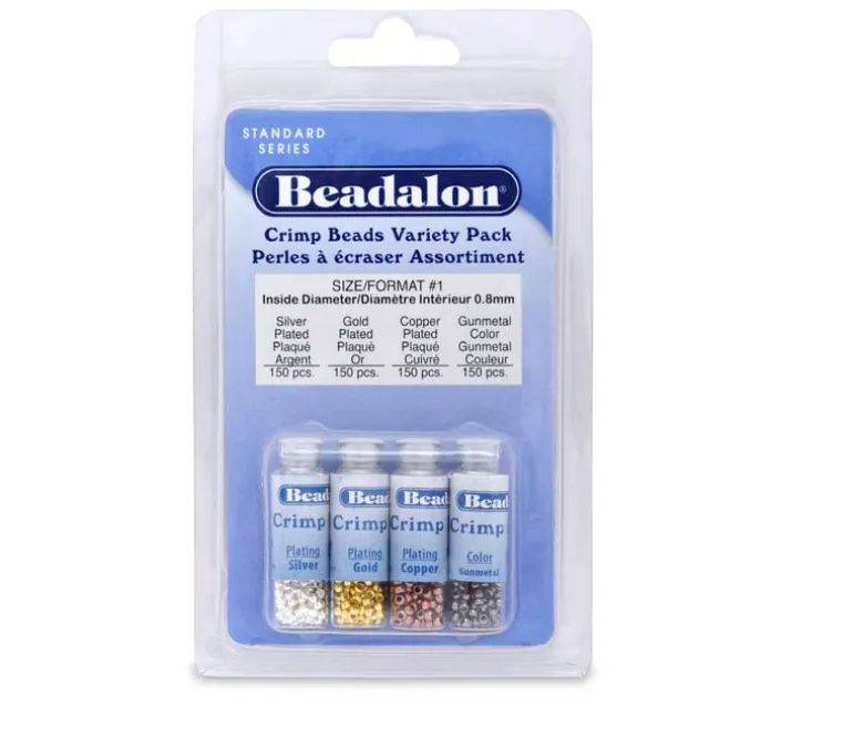 Beadalon Size #1 Crimp Beads – Assorted Colors