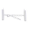 Beadalon Slide 1-Inch Connector with Extension Clasp – Silver