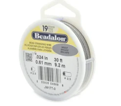 Beadalon 19 Strand Bead Stringing Wire .024-inch Bright