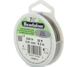 Beadalon 49 Strand Bead Stringing Wire .024-inch Bright
