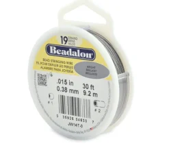 Beadalon 19 Strand Bead Stringing Wire .015-inch Bright