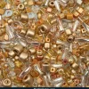 Bead Bar Czech Seed Beads – 50g – Gold Mix