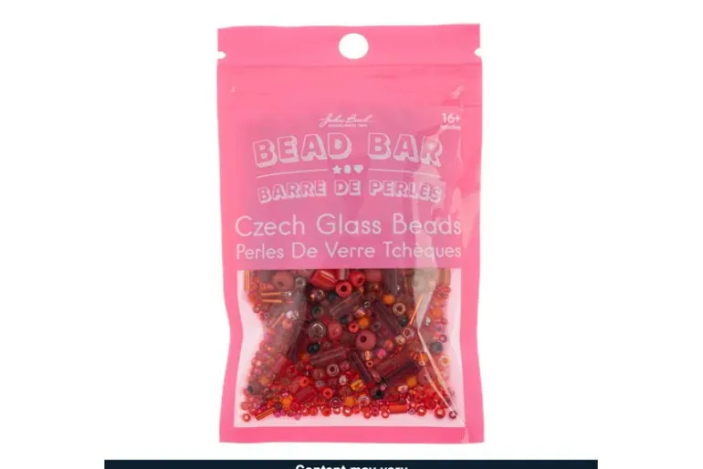 Bead Bar Czech Seed Beads – 50g – Grey Mix