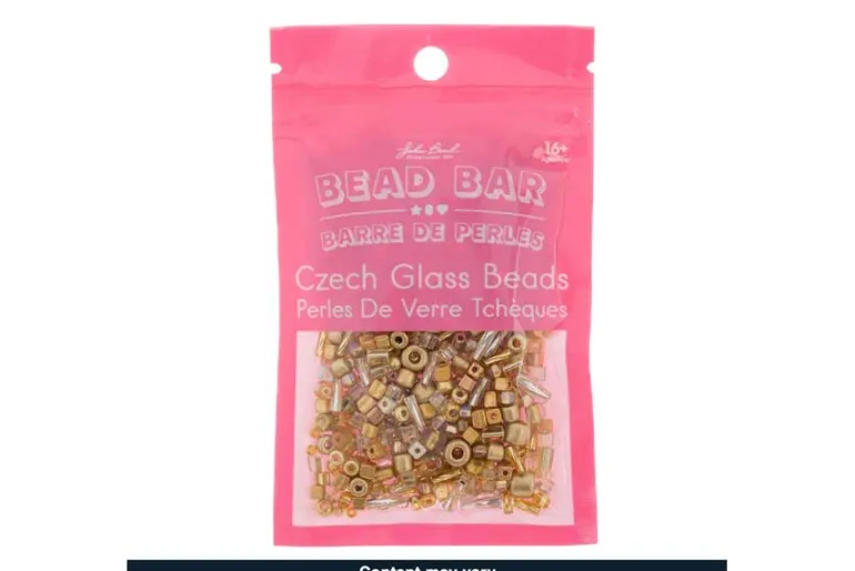 Bead Bar Czech Seed Beads – 50g – Grey Mix
