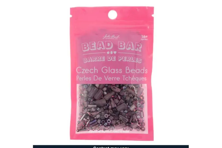 Bead Bar Czech Seed Beads – 50g – Grey Mix